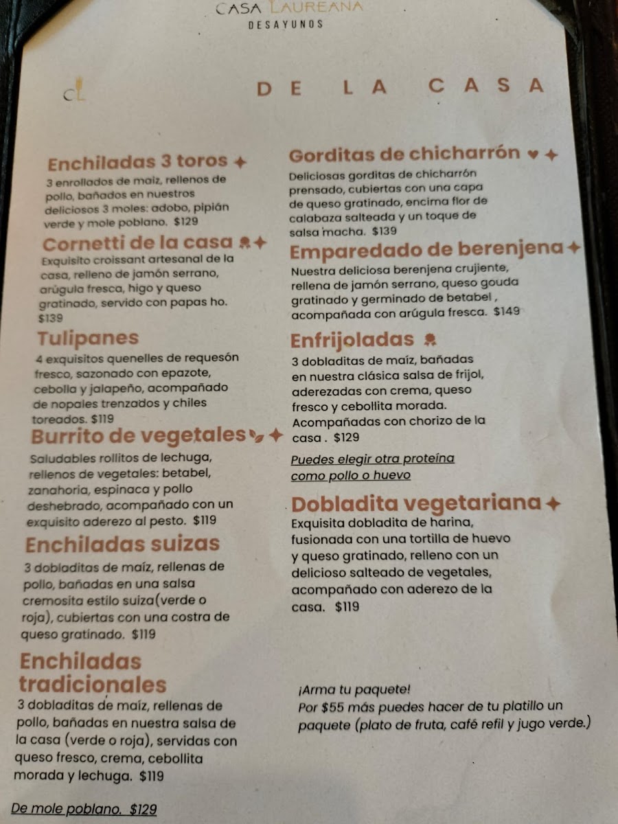 Casa LAUREANA Menu - Image 4